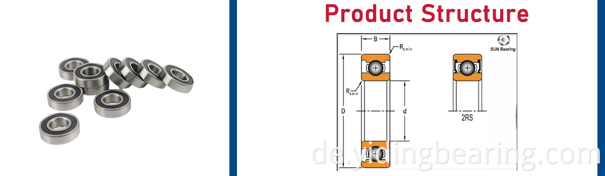 Turbo Front Wheel Deep Groove Ball Bearing 6005ZZ